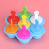 Household Reusable Silicone Ice Cream Molds DIY Making Mold Tool Kitchen Supplies