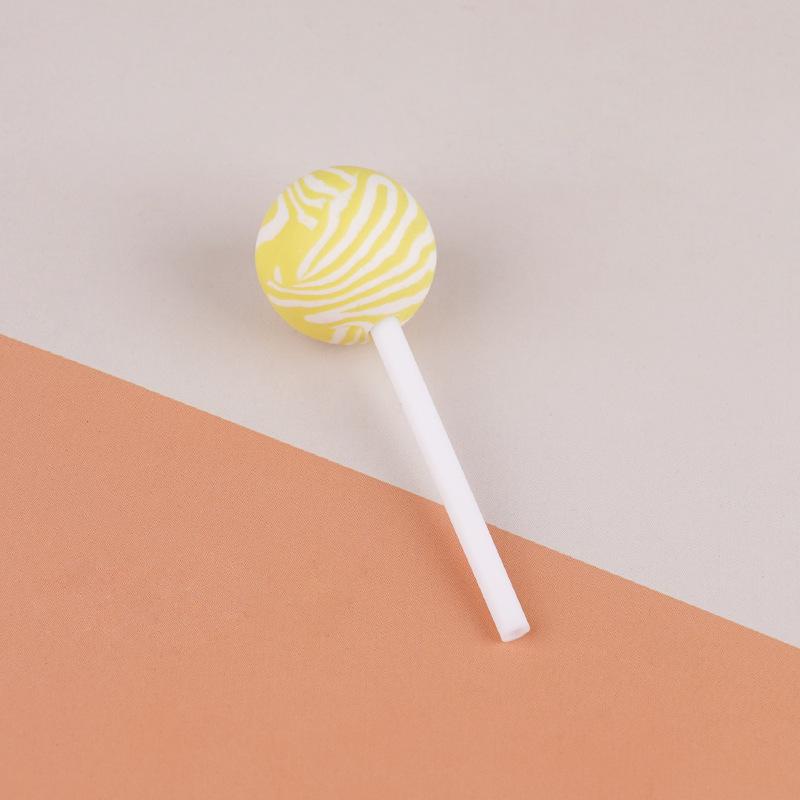 Soft Pottery Rainbow Lollipop Cream Glue Mobile Phone Case Accessories Jewelry Handicraft Accessories Children'S Play House Toys