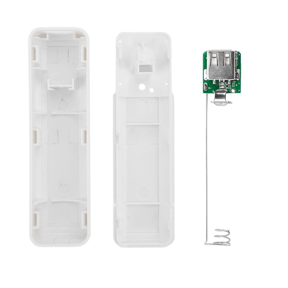 18650 Powerbank Gehäuse DIY Kit 5V 1A USB Ausgang Akku Aufbewahrungsbox Für Mobiltelefon Freies Löten 1 Slot 18650 Batteriehalter