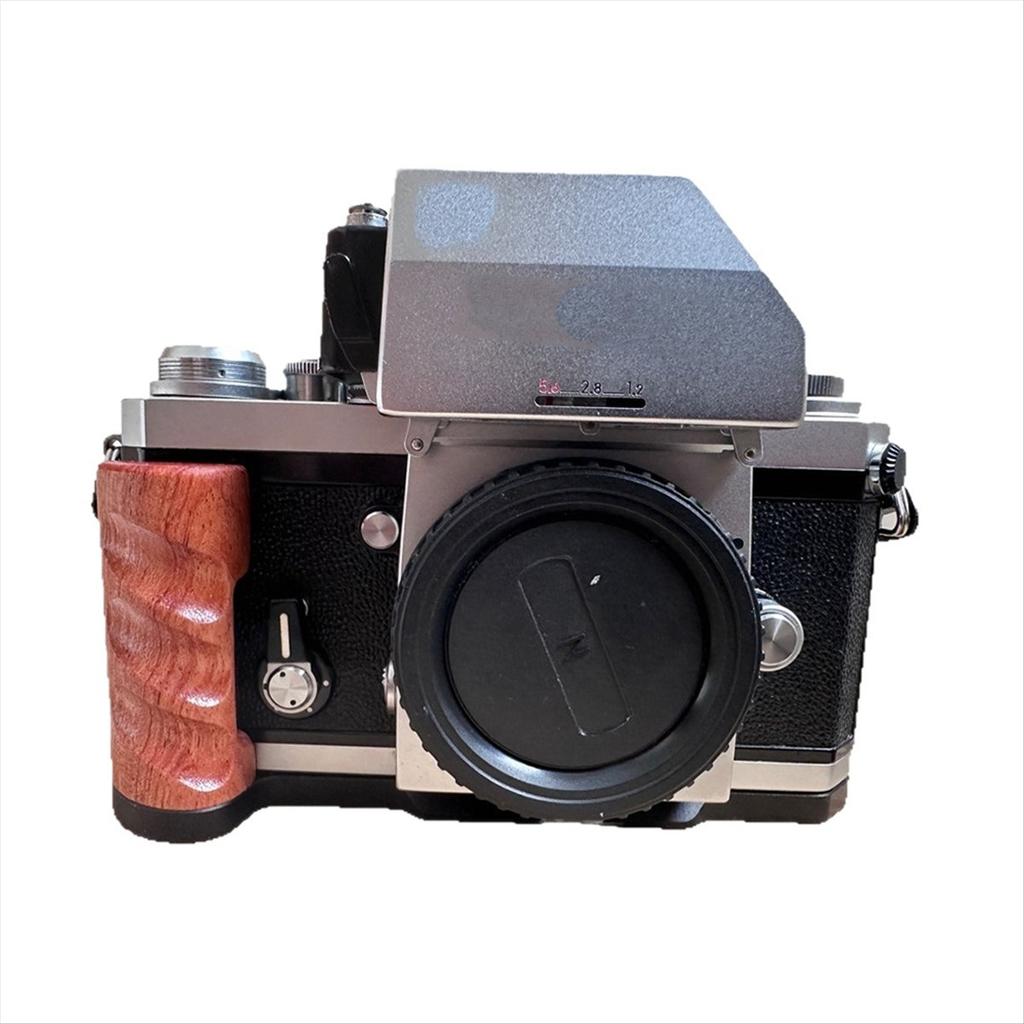 F2 Quick Release Plate Wooden Handgrip for F2 Camera L Bracket with Vertical Mount Camera Accessories,B