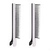 2 Pieces Hairdressing Assistant Comb Barber Shop Clip Professional Hair Dye and Perm Clips for Salon