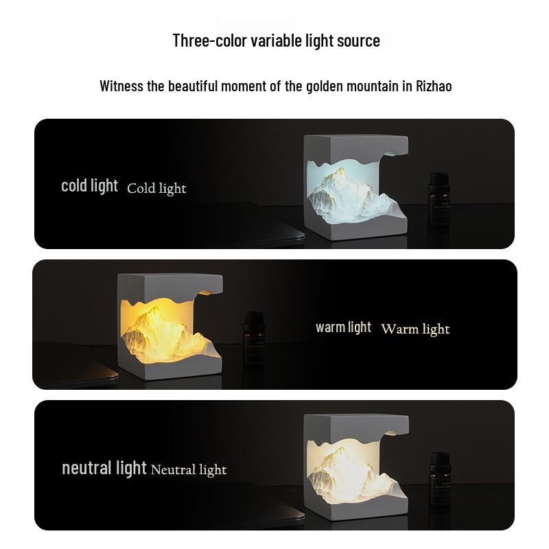 Sunshine Golden Mountain Aromatic Lamp Home & Event Decor Gift Set