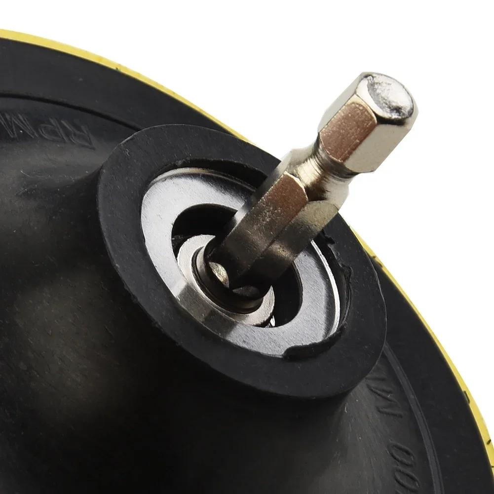 Sanding Pad With M10/M14 Drill Adapter 3/4/5/6/7in For Buffing Cleaning Metal Glass Ceramic Grinders Polishing Power Tool Part