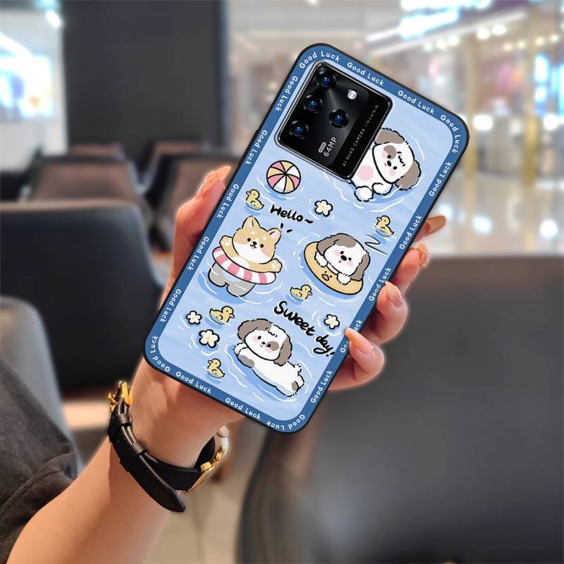 Waterproof Silicone Phone Case For ZTE Blade V30 Fashion Design Full Wrap Durable Back Cover Cover Shockproof Cartoon