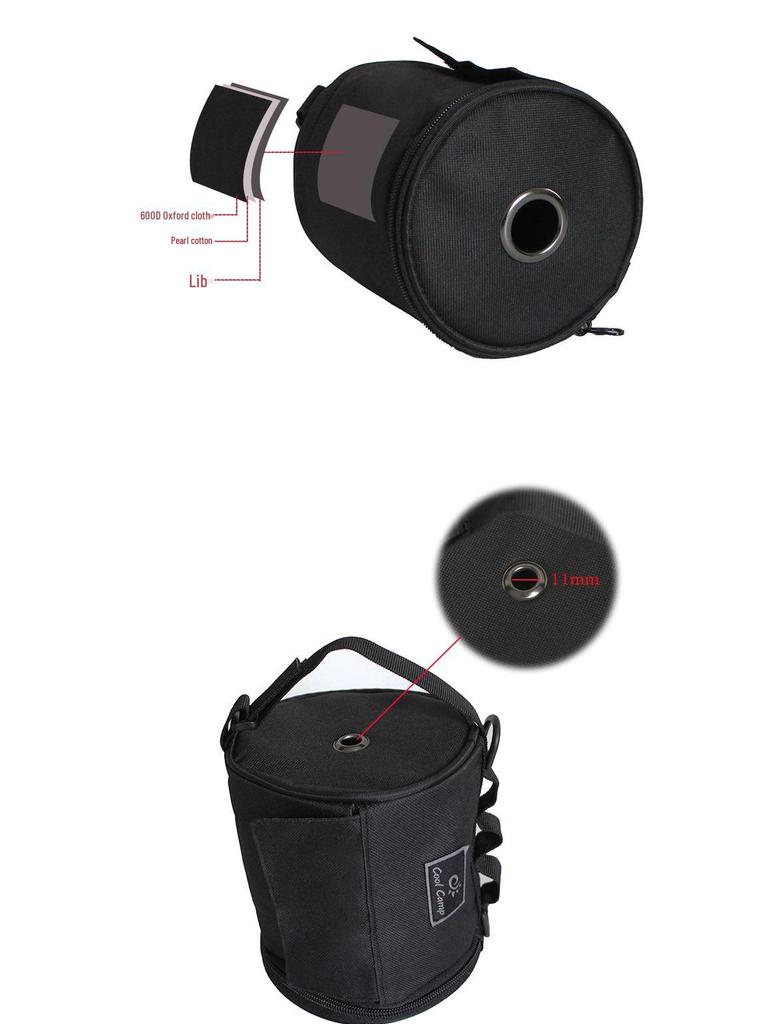 Multifunctional Outdoor Tissue Storage Bag with Light Pole Hanging Feature