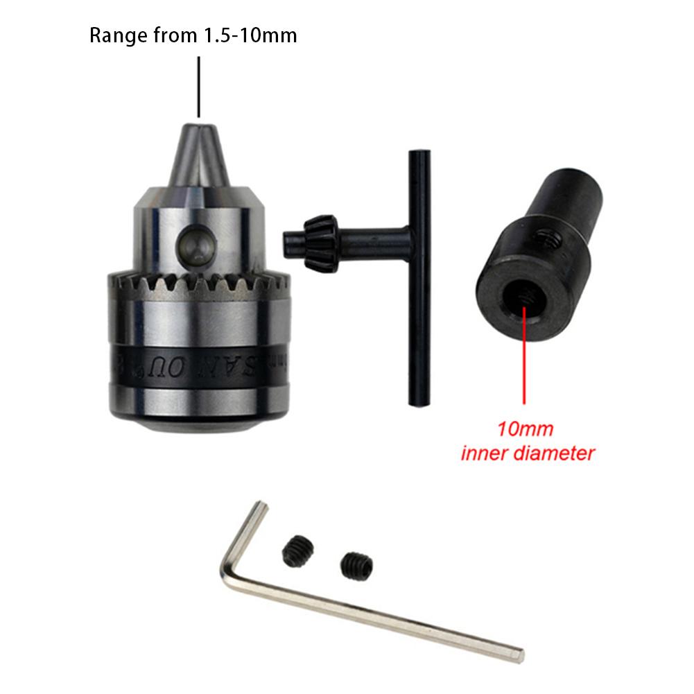 CNC Machine B12 Drill Chuck with Wrench Clamping Range 1 5 10mm Suitable for Milling Machine and Wood Working Projects