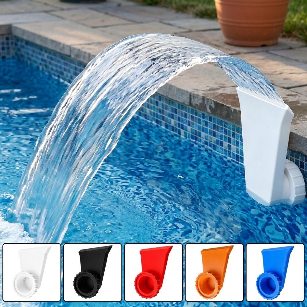 3D Printing Pool Return Fountain Plastic Pool Fountain Holder Pool Spray Nozzle Outdoor Garden