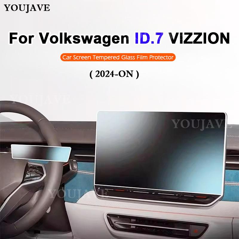 For Volkswagen VW ID.7 ID7 VIZZION 2024-ON Tempered Glass Screen Protector Central Control Screen HD Navigation Dashboard Film