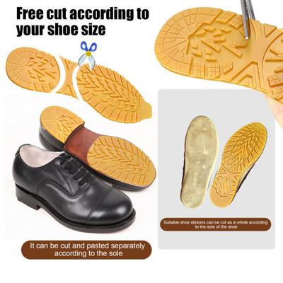 Full Sole Replacement Rubber Shoe Sole Replacement Shoe Bottom Non-Slip Elastic Sole for Sneakers Boots Repair