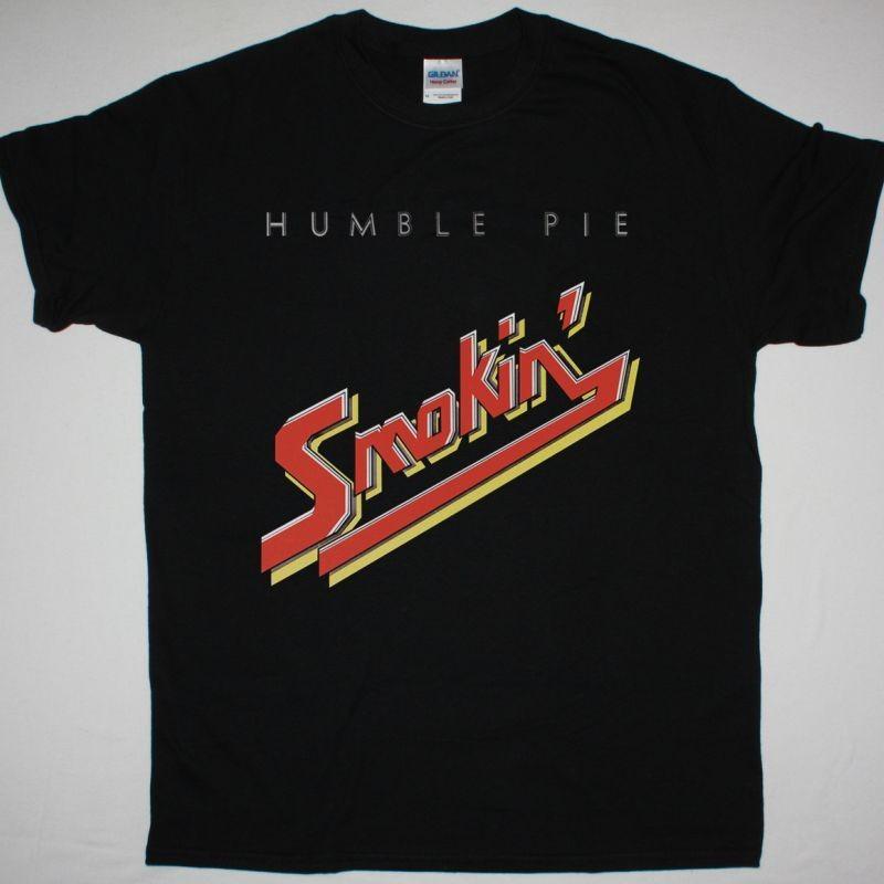 Humble Pie Smokin Black T-Shirt Classic Rock Tee S разноцветный