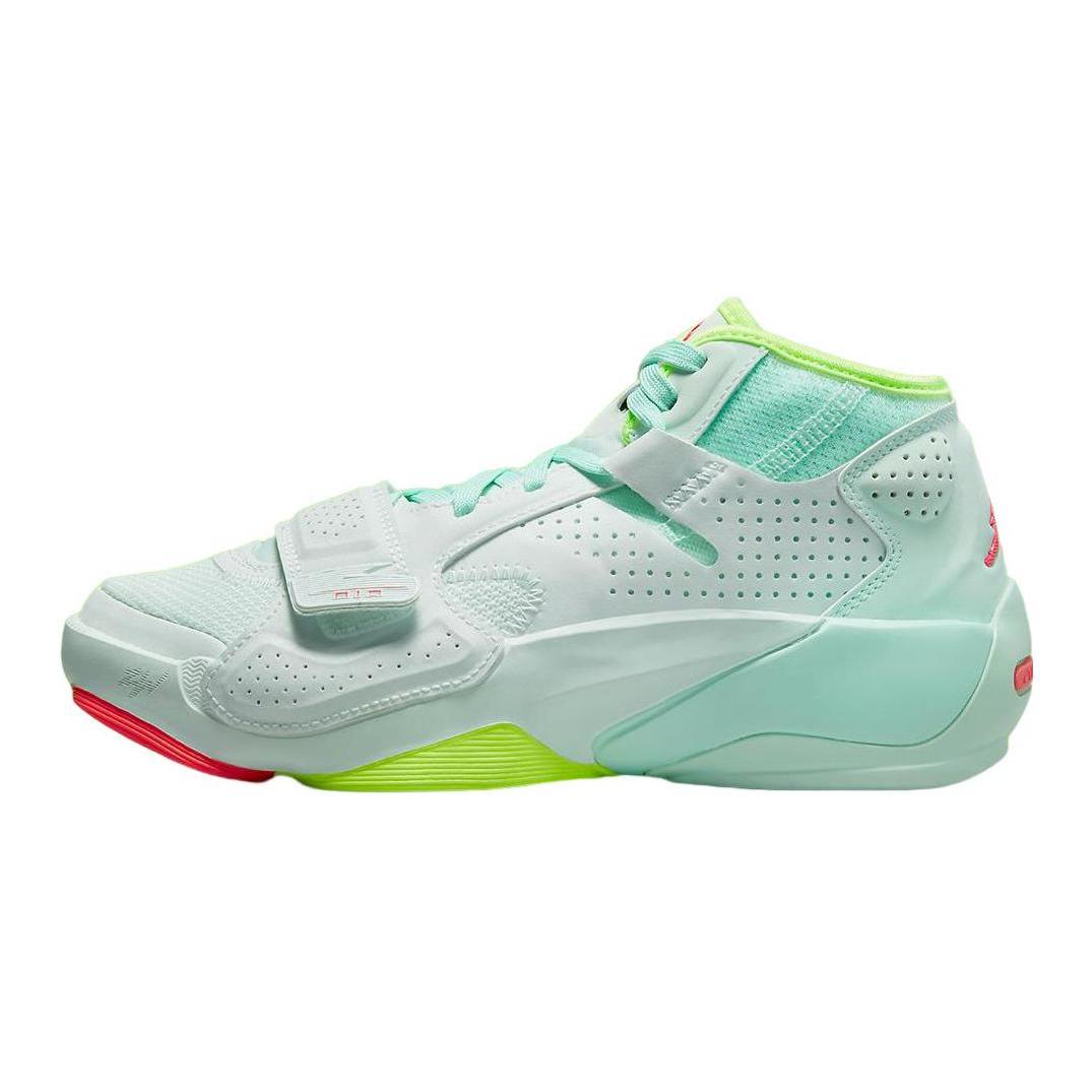 

Jordan Zion 2 Zion 2 Abrasion Resistant Breathable Mid top Basketball Shoes Cyan DV0992-367 40
