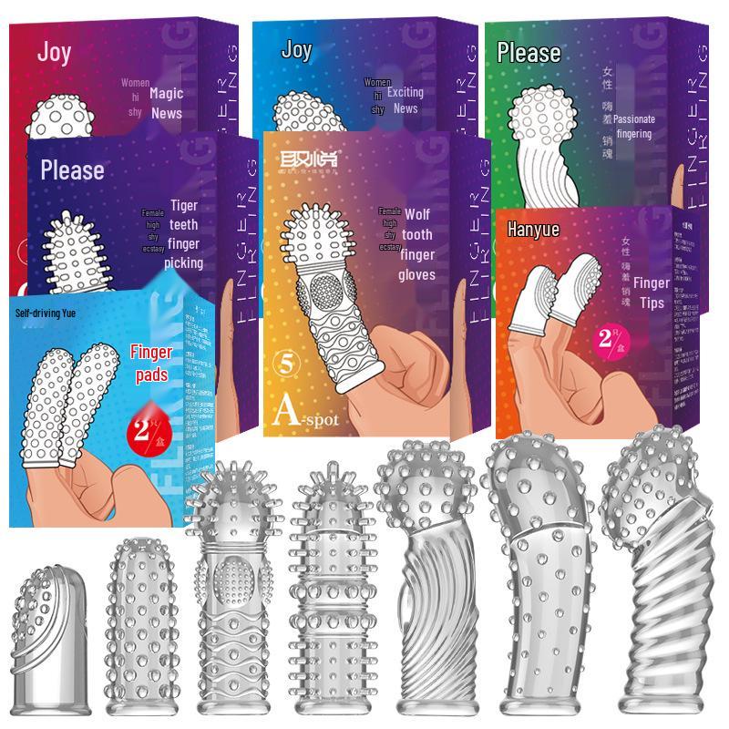 Erotic Finger Cots & Condoms: Unisex Adult Masturbation Sleeves & Buckles