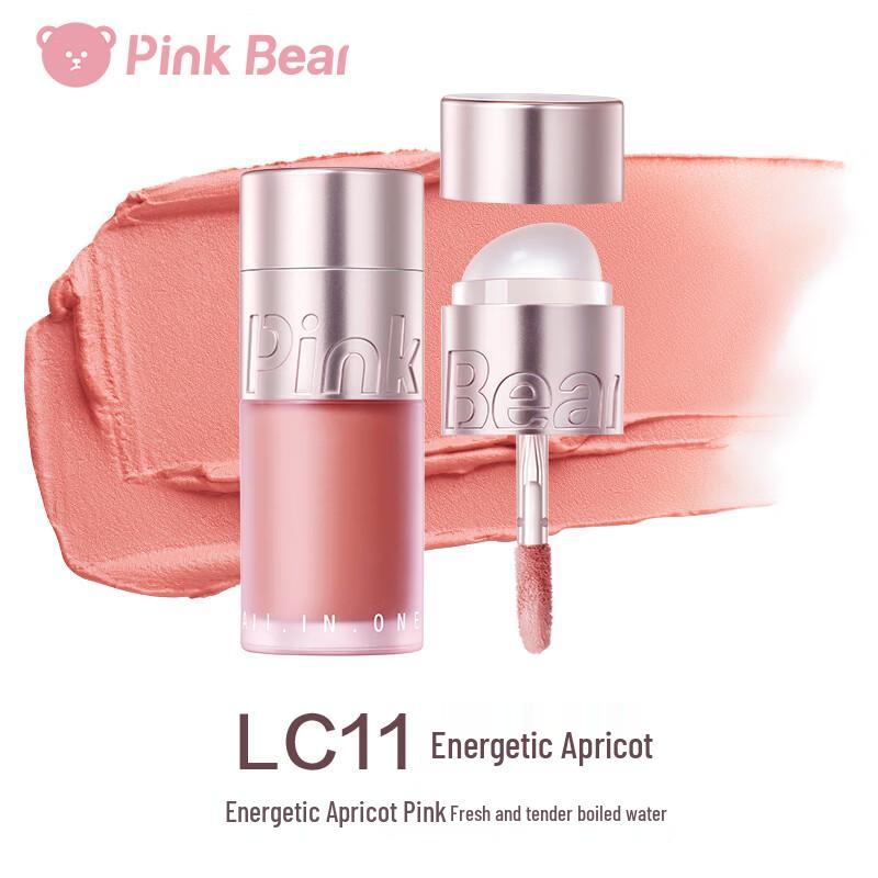 Многофункциональный кремовый стик Розовый мишка