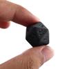 7Pcs/Set Black Dice Set  Personality Unprinted Polyhedron Cubes  Dice