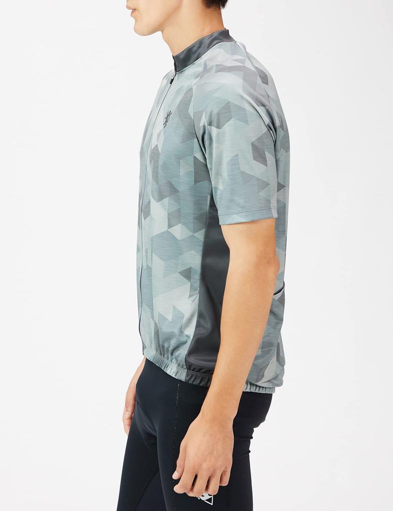 Kapelmuur Short Sleeve Printed Jersey Mosaic Size XS Shirt, Print, Gray,