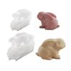 Food Grade Moulds Silicone Rabbit Mold Silicone Texture Perfect for Decorations Crafting and Holiday Party Supplies