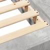 Bed Frame Concrete Grey 160x200 cm Engineered Wood