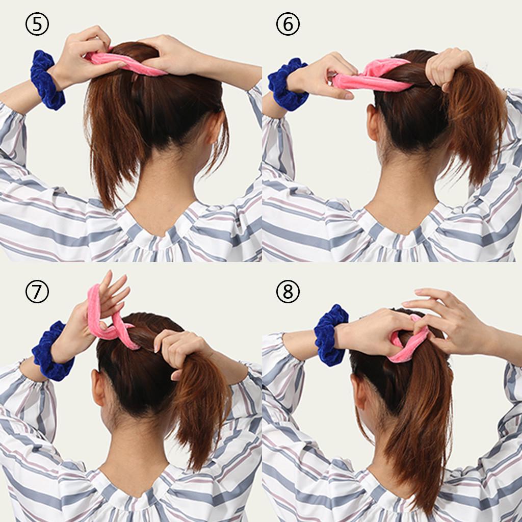 40 Pcs Velvet Elastic Hair Bands for Women or Girls Hair Accessories