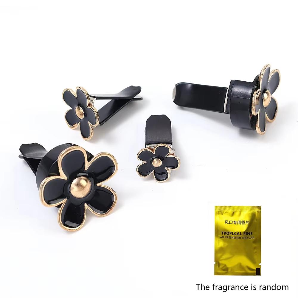 Daisy Car Air Outlet Perfumy Klips Uroczy Mini Kwiat Aromaterapia Kreatywny Samochód Dekoracja Wnętrza Odświeżacz Powietrza Akcesoria