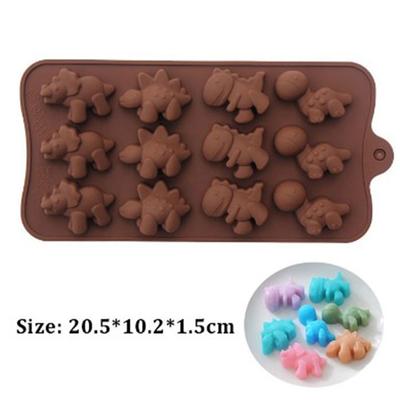 3D Animal Fruit Chocolate Mold DIY Jelly Pudding Gummy Candy Silicone Molds Ice Resin Mould Cake Baking Tool