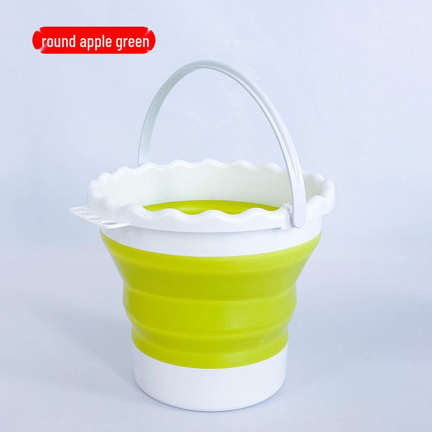 Portable Foldable Water Bucket for Ceramics and Art Students - Multi-functional Brush Washing and Water Storage