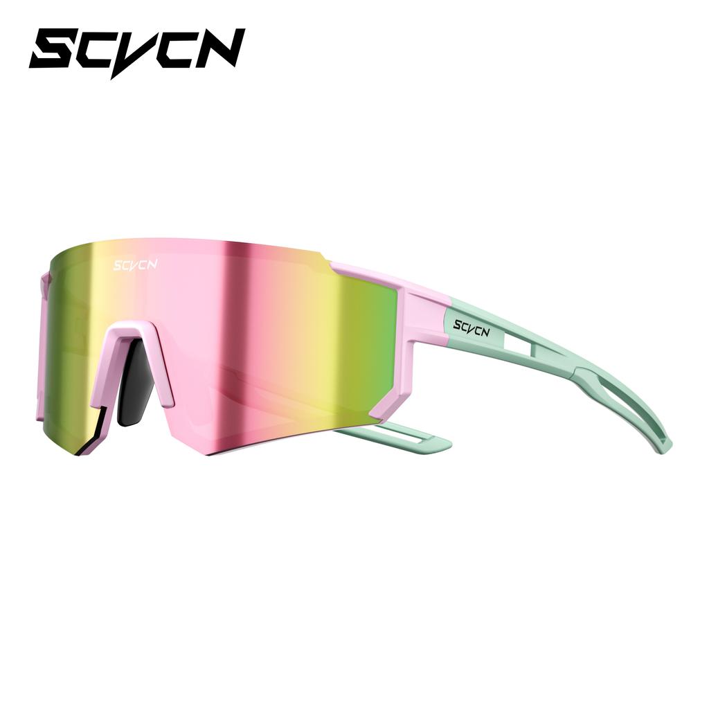 SCVCN Photochromic Sunglasses Cycling Glasses Outdoor Cycling Road Mountain Bike Glasses Men and Women Casual Hiking Windproof