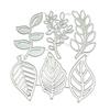 Multipurpose Hollowed Leaves Cutting Dies Carbon Steel Die Cut Metal Embossing Stencils for Card Making Scrapbooking