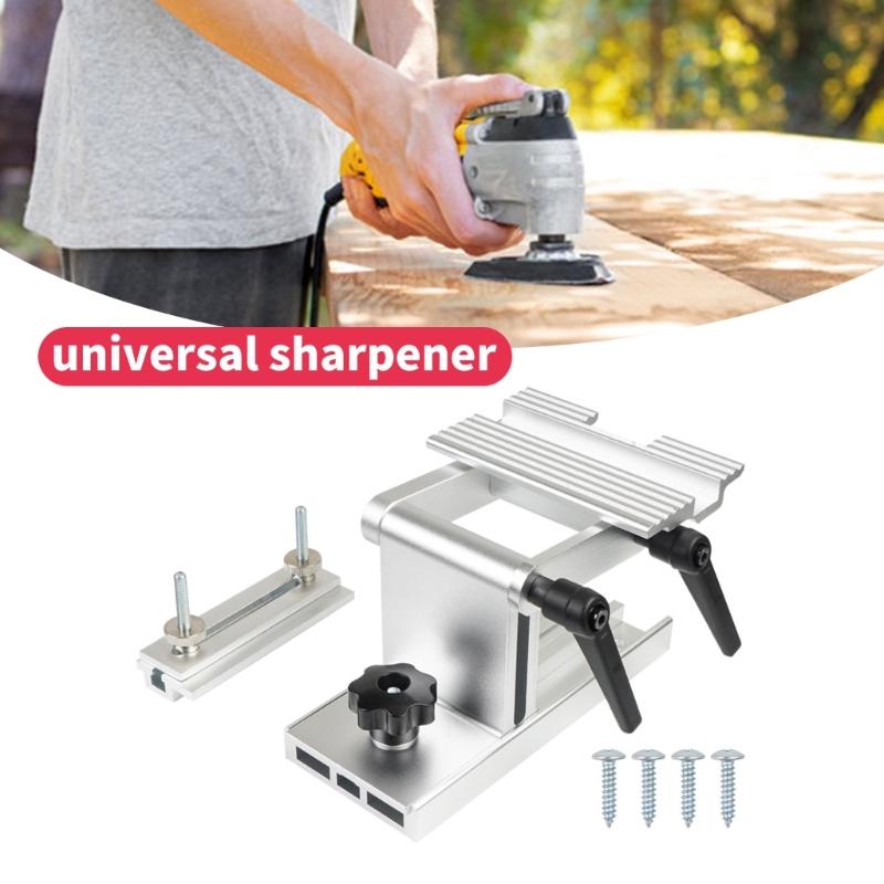 Werkbankschraubstock Schleifwerkzeugauflage Vorrichtung für 6 8 Zoll Werkbankschleifer Schleifmaschine Ersatz Praktisch Leicht Verstellbar Aluminium