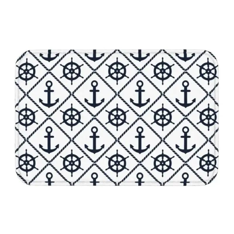 1pc Christmas Tree Pattern Door Mat , Holiday Indoor and Outdoor Rear Front Door Welcome Mat Winter Door Mat.