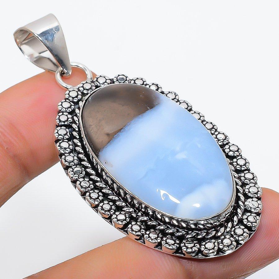 

Owyhee Opal Gemstone Handmade Ethnic Jewelry Pendant 2.36 SR-10494
