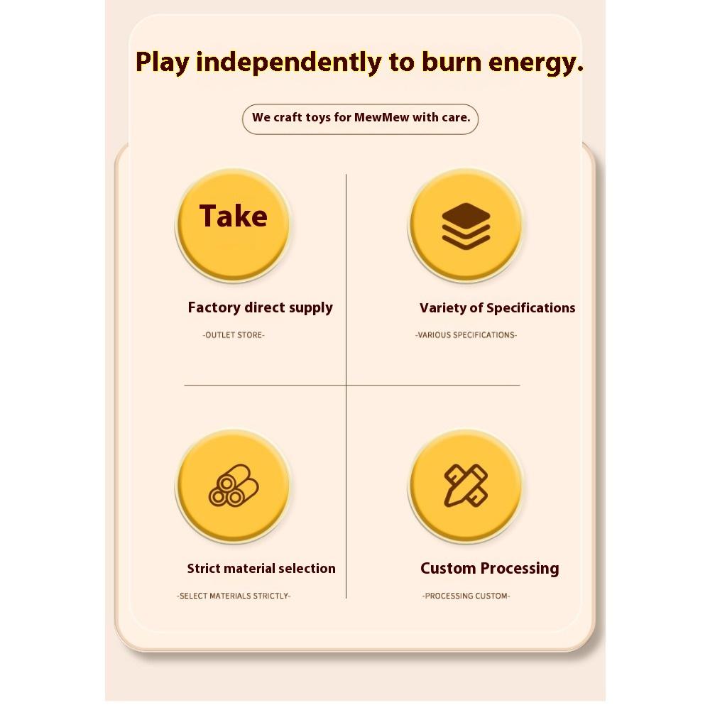 Bell Ball, Pet Cat Toy ABS Cat Interactive Bell Ball Rubbing Itching Decompression Cat Toy Self-pleasure