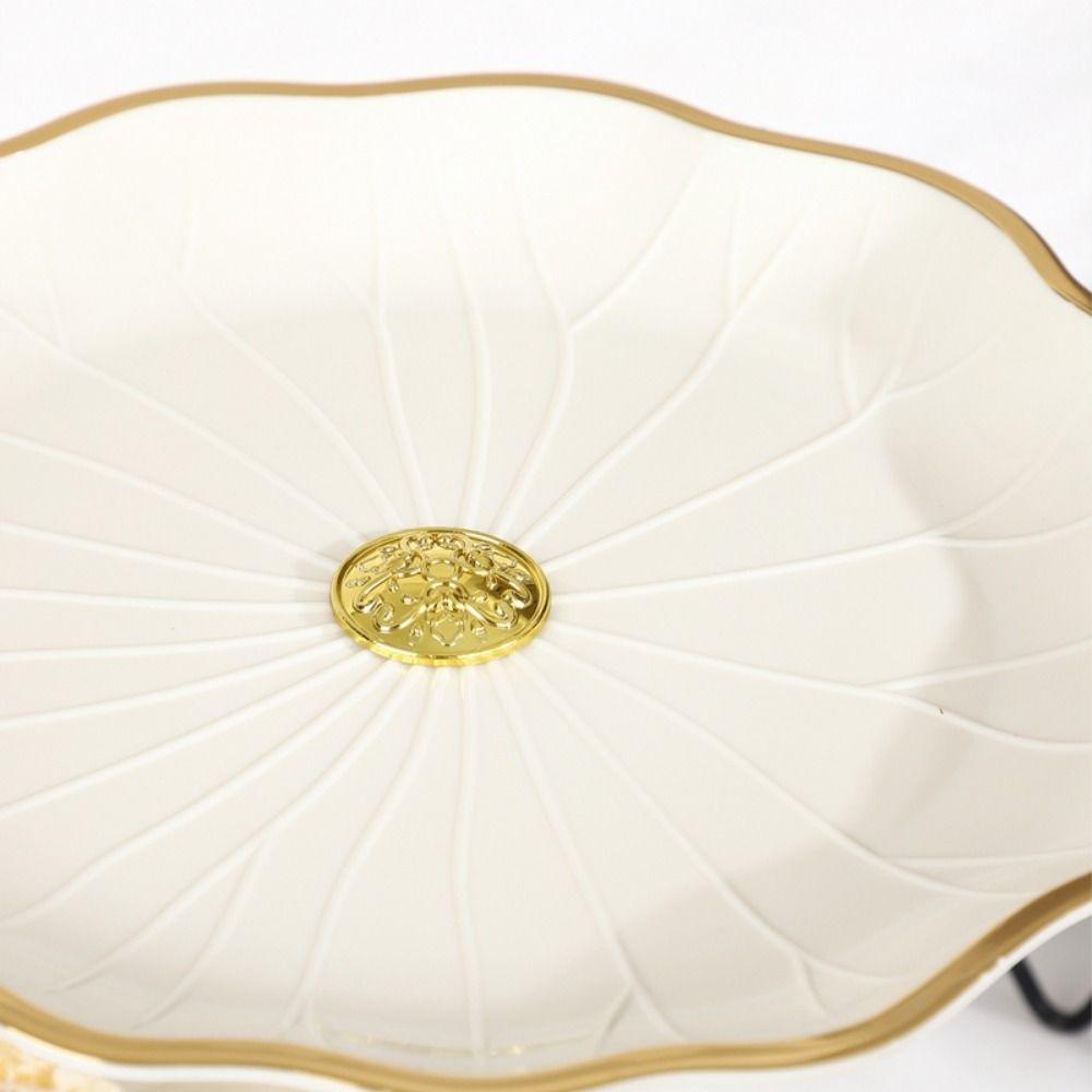 Tavă de Servire cu 3 Nivele de Capacitate Mare Ușor de Curățat Farfurie cu Fructe cu Trei Straturi Nuntă