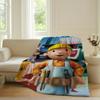 Cartoon niedliche B-Bob der B-Baumeister Decke Für Sofa Büro Bett Flugzeug Reise Schlafen Lesen Entspannen Camping Weich Und Warm