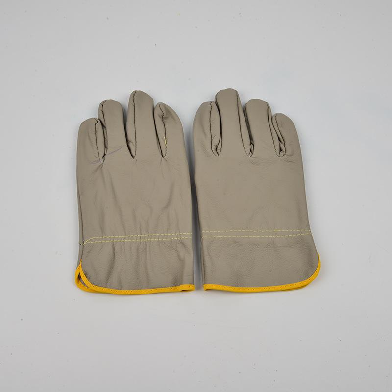 Heat-Resistant Cowhide Leather Welding Gloves - Soft, Wear-Resistant Protection for High-Temperature Handling