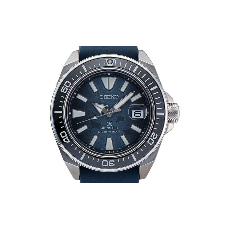 SEIKO Prospex Marine Charity Model 200 Meter Diving Automatic Silicone Strap Men's Watch Blue Dial SRPF79K1