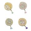Folding Cosmetic Mirror Portable Handheld Mirror Creative Makeup Mirror  for Student Women