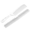 Fine Tooth Hair Comb Silvery Space Aluminum Comb Beauty Tool Metal Hair Comb Home Salon