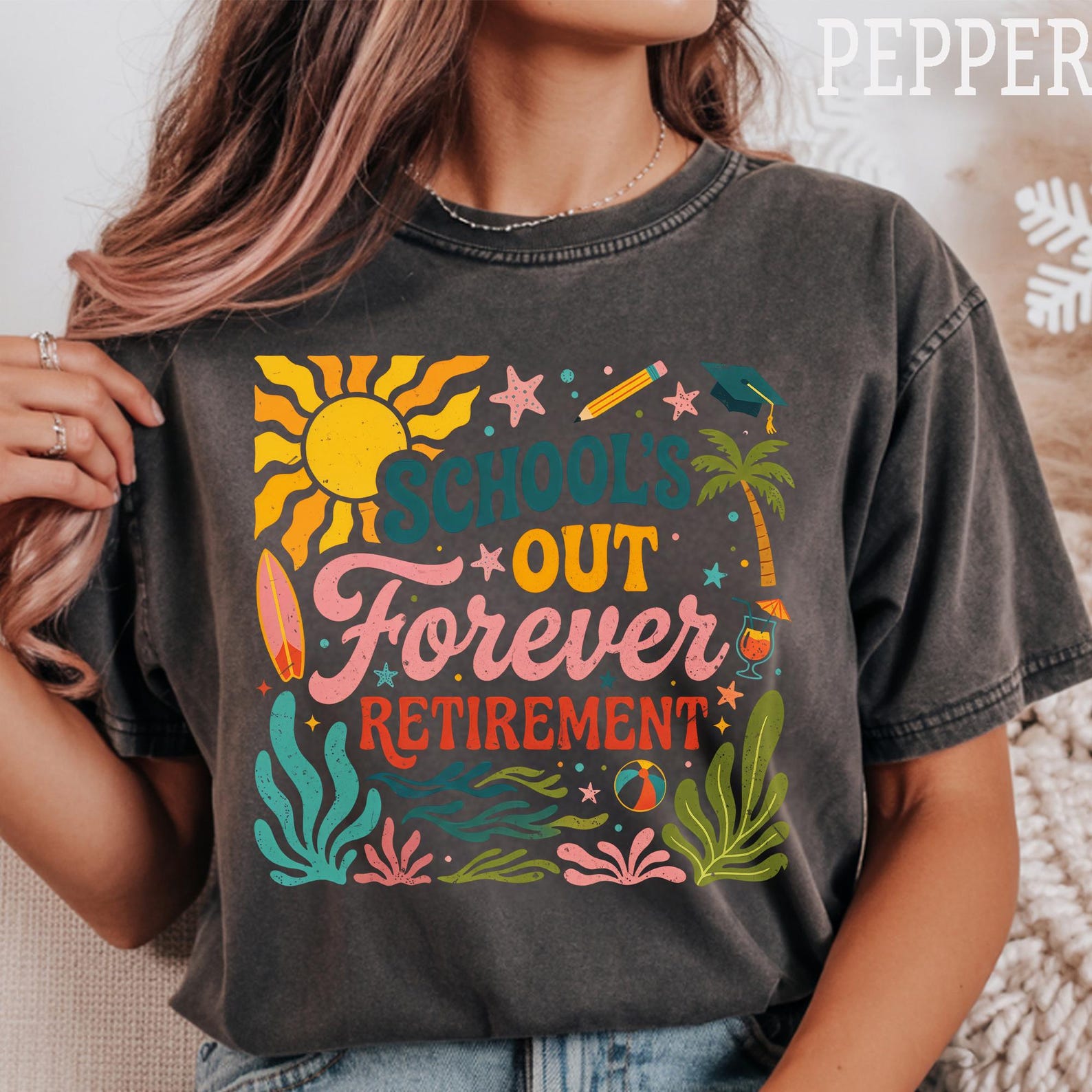 Teacher Retirement Shirt, School s Out Forever Tee, Summer Break Outfit S