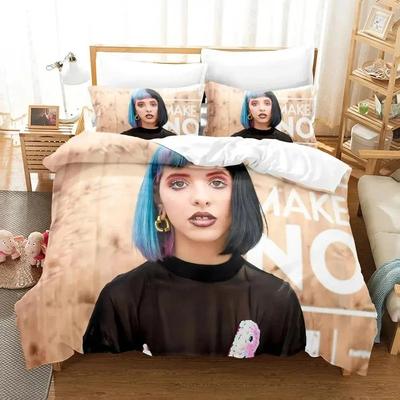 Impresión 3D Cantante Melanie Martinez Juego de Cama Funda Nórdica Juego de Cama Funda de Edredón Funda de Almohada Edredón Tamaño King Queen Niños Adulto