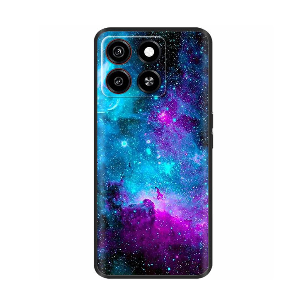 For ZTE Blade A35 Case For ZTE Blade A55 Cover Fashion Flower Slim Soft Silicone Phone Cases for ZTE A35 A 35 Fundas TPU Coque