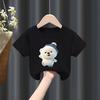 Childrens ShortSleeved Tshirt Summer Thin Compassionate Baby HalfSleeved Clothing Summer Polyester Fabric