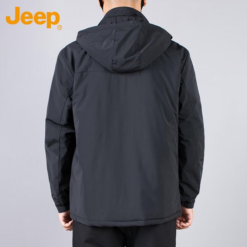 Jeep Men's Hooded Business Casual Jacket