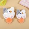 Adorable Cartoon Cat Plush Keychain - DIY Schoolbag Pendant