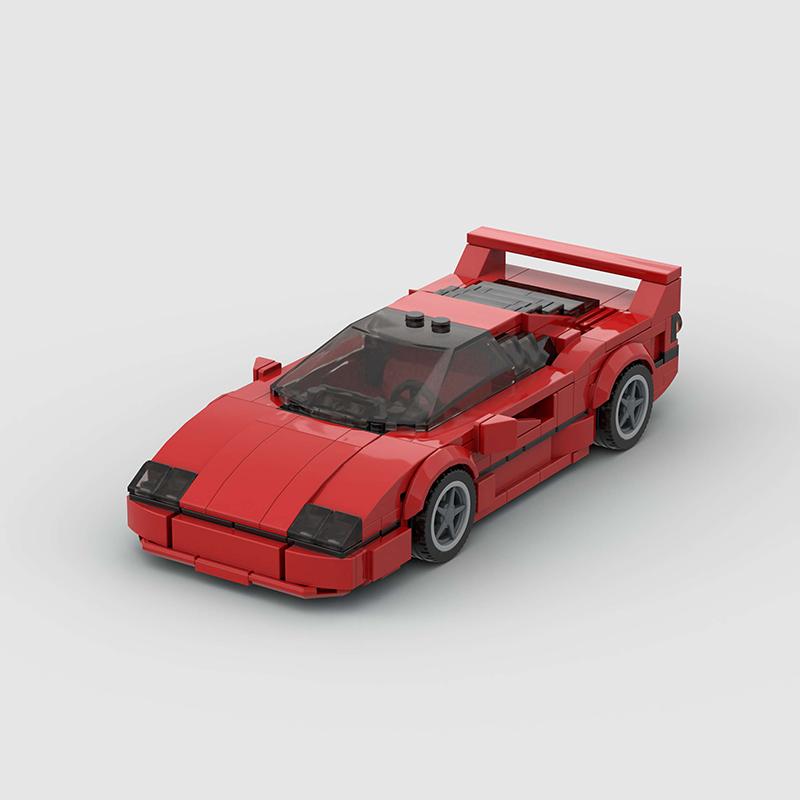 Super Sports Car Classic Toy Building Block Set, Suitable As Birthday, Halloween, Christmas Gifts and for Home Decoration Collec