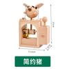 Custom Engraved Wooden Music Box Creative Home Decor Craft Birthday Gift Toy