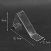 Clear L- Shape Acrylic Shoes Ract Holder Retail Shop Display Plastic Stand Shelf