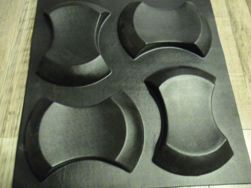 Plastic mold for the manufacture of 3d panel "Marshmalloy"(3D mold for decorative wall panels for gypsum and concrete) Wall decor.