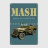 Mash Tv Series Poster Poster Metal Plaque Wall Mural Club Bar Design Plaques Tin Sign Poster