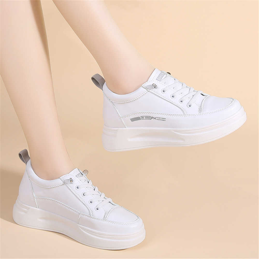 Fashion Dark Nonslip High Platform Shoes Woman Oxford Black Heel Basketball Brand For Women Sneakers Sport Sneachers Character