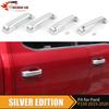 4 STÜCKE Für 2015-20 FORD F-150 Außentürgriff-PanelABDECKUNGEN Silber Zubehör